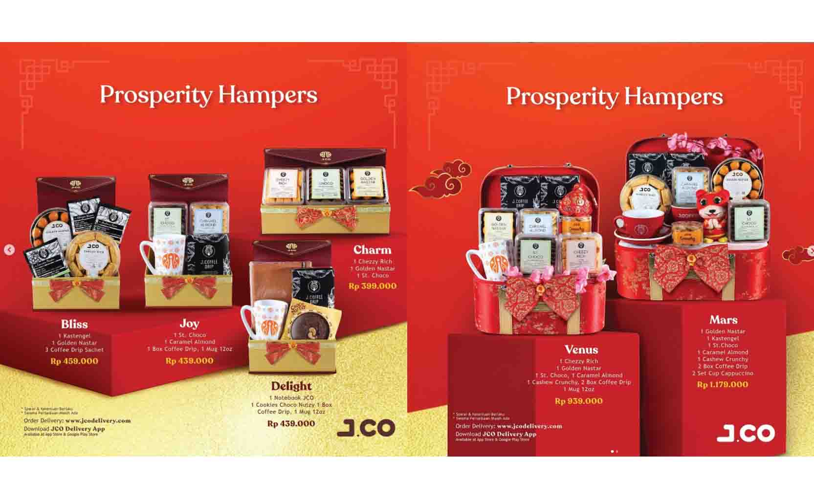 Promo JCo Jelang Imlek Minggu 29 Januari 2022, Lunar New Year Hampers Box Mulai Rp 399 RIbu