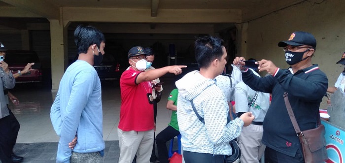 Razia Masker di Pemecutan Kelod Denpasar, Jaring 32 Orang Pelanggar