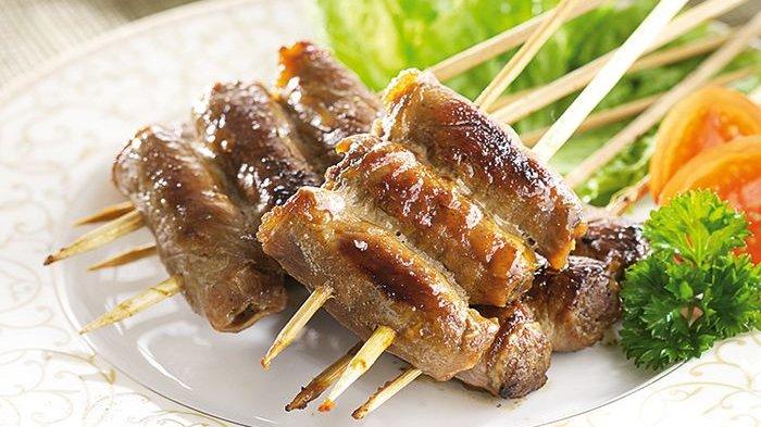 Resep Sate Kambing Kecap Pedas, Sate Kambing Bumbu Merah, dan Sate Kambing Gulung Sukiyaki