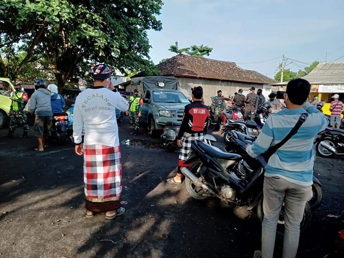 Cegah Lonjakan Kasus Covid-19 Pasca Liburan, Satgas Bubarkan Kerumunan Warga di Klungkung
