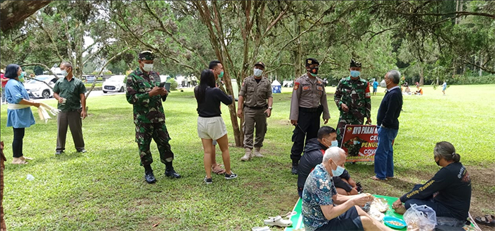 Kodim 1619/Tabanan Bentuk Satgas Enforce Kerumunan, Sasar Sejumlah Objek Wisata Selama Nataru