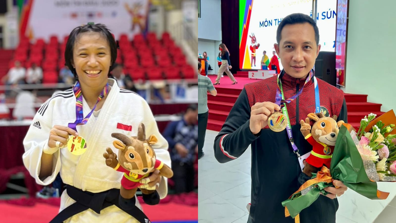 Kisah Atlet Asal Bali Sukses di SEA Games Vietnam, Serma Dewa & Sertu Anny Pandini yang Berprestasi