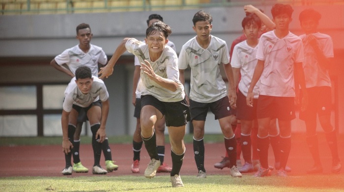 Bima Sakti Beri Variasi Latihan pada Pekan Ketiga TC Timnas U-16