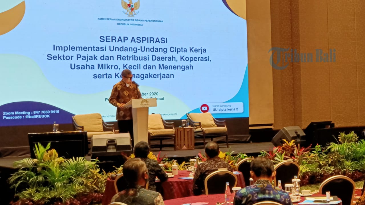 Pemerintah Serap Aspirasi Implementasi UU Cipta Kerja Sektor Pajak dan Retribusi Daerah hingga UMKM