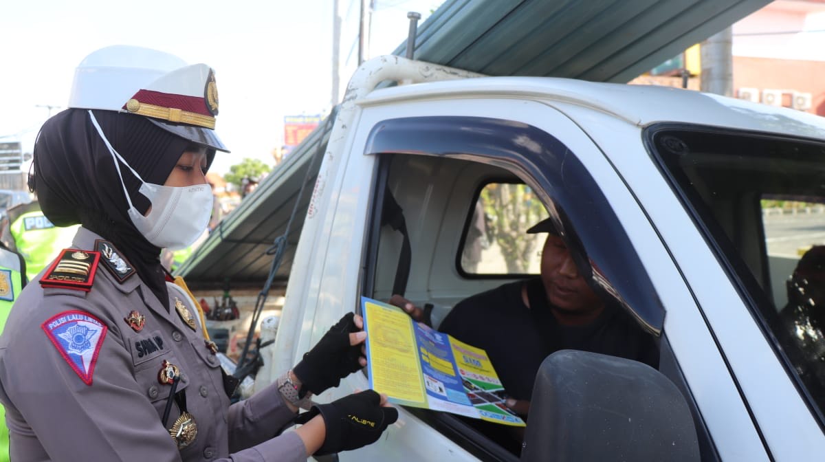 Hari Kedua Operasi Patuh Agung 2022 di Denpasar, Petugas Berikan Teguran Simpatik