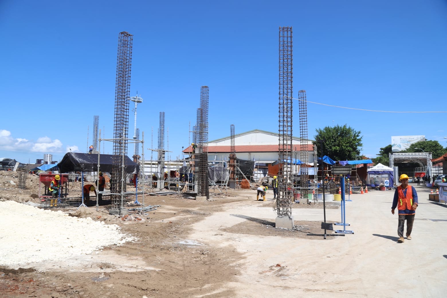 KTT-G20, PEMBANGUNAN Terminal VVIP Bandara Ngurah Rai Bali Capai 21,94 Persen