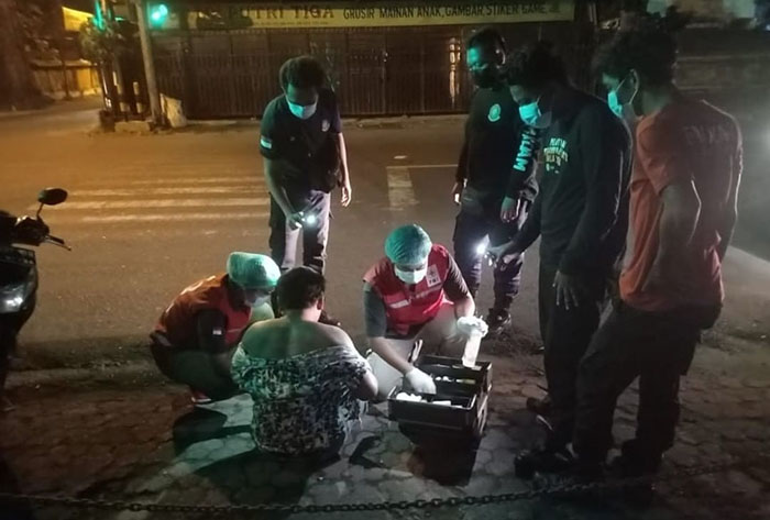 Akibat Pengaruh Mikol, Seorang Pria Alami Laka Lantas di Jalan Imam Bonjol Denpasar