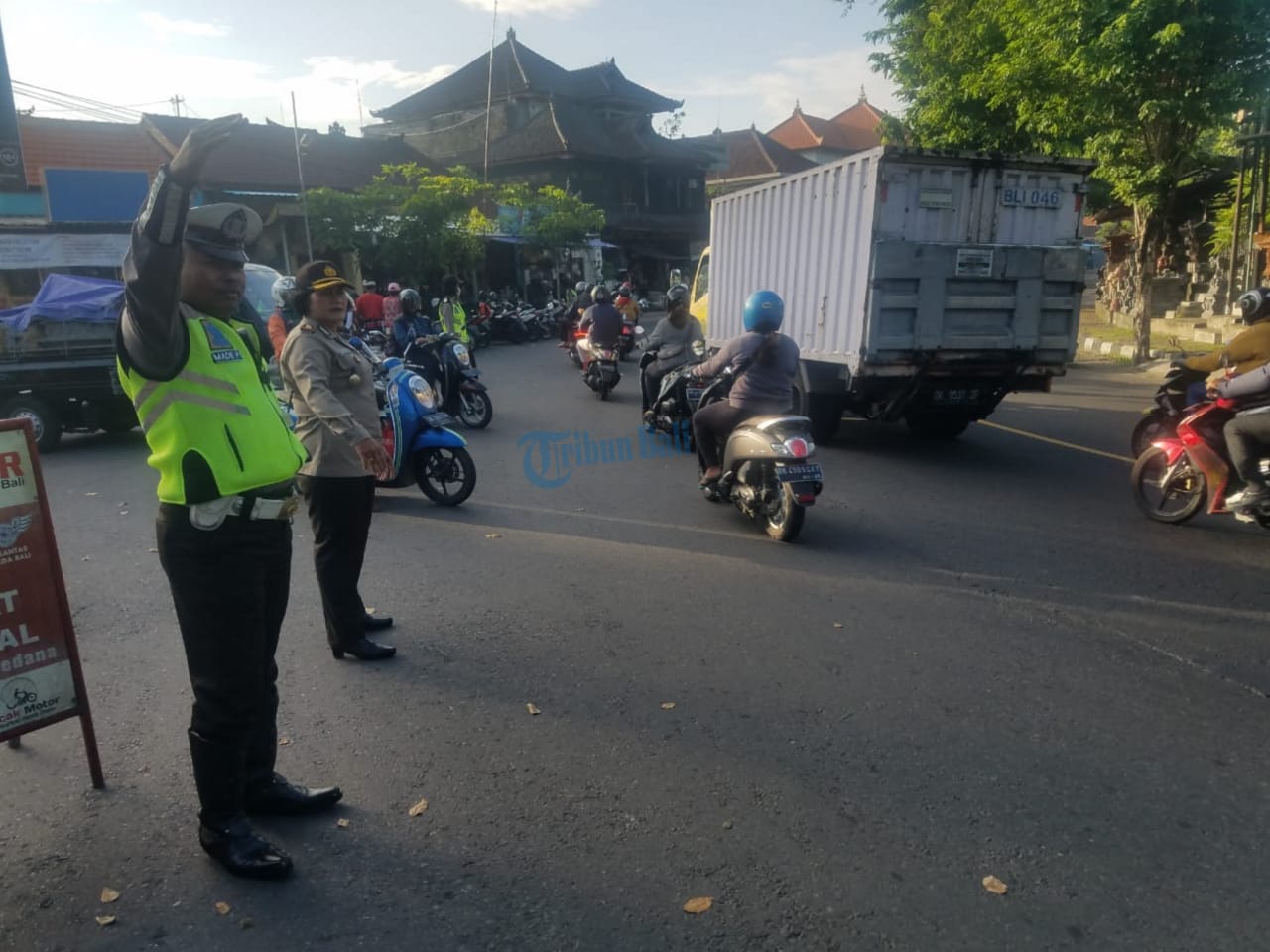 Antisipasi Terjadi Kemacetan, 183 Personil Polres Badung Diturunkan Untuk Atur Lalin