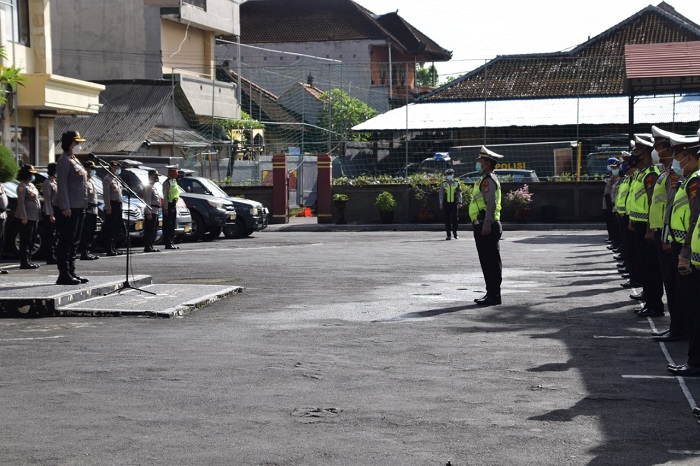 Dimulai Hari Ini, Polres Badung Turunkan 102 Personel pada Operasi Lilin Agung 2020