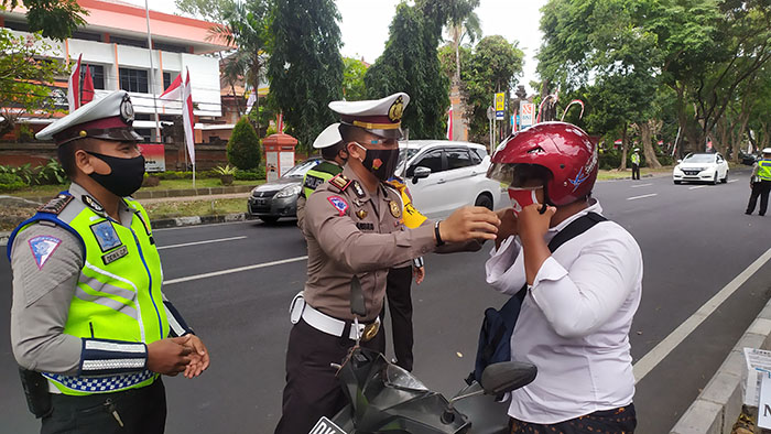 Ops Patuh Lempuyang 2020, Polresta Denpasar Catat Tahun Ini Tindak Tilang Turun Dibanding Tahun Lalu