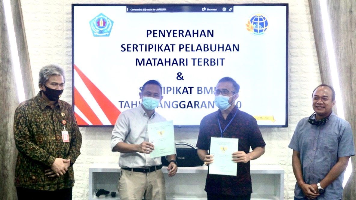 Pemkot Denpasar Terima Sertifikat Tanah Pelabuhan Matahari Terbit Sanur dari BPN