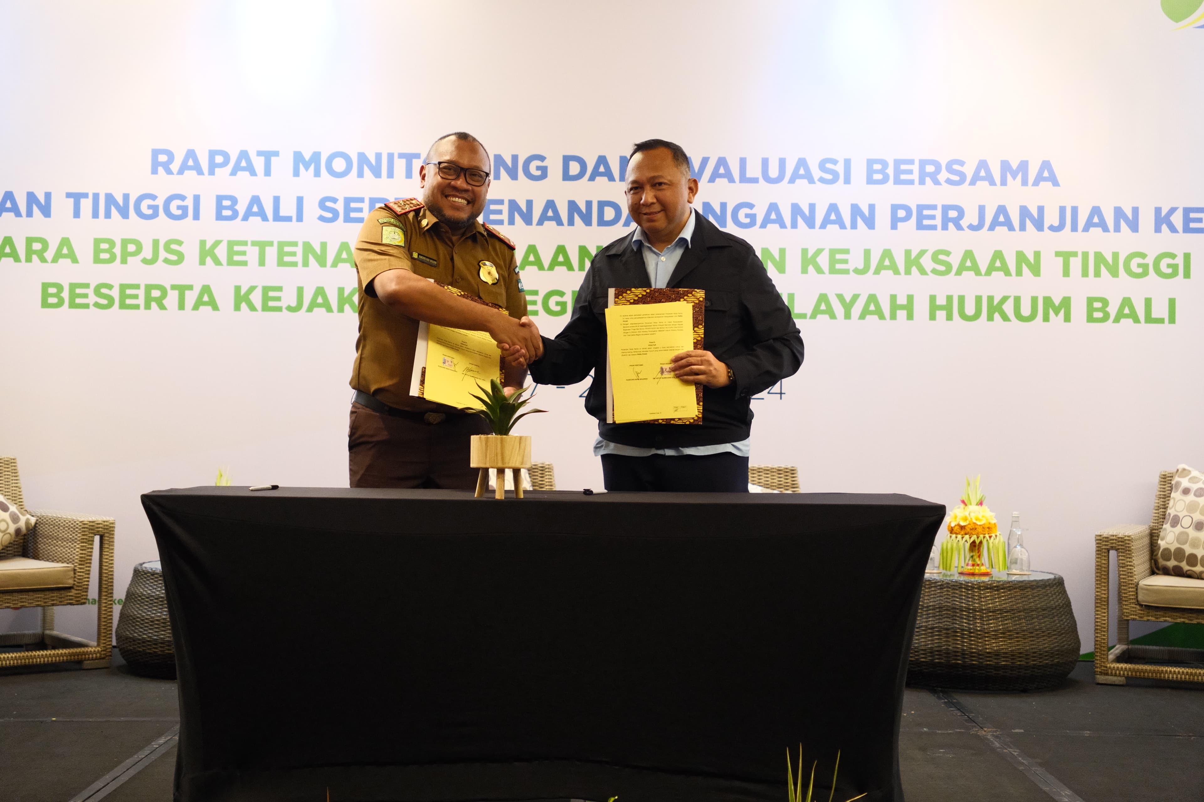 Kejaksaan Tinggi Bali dan BPJS Ketenagakerjaan Wilayah Banuspa Optimasi Kepesertaan Jaminan Sosial