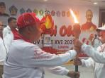 Setelah Lintasi 9 Kabupaten/Kota, Api Obor Porprov Bali XVI 2025 Bersemayam di KONI Bali
