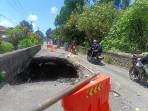 Pasca Hujan Lebat, Jalur Singakerta Ubud Bali Masih Ditutup, Perbaikan Jalan Jebol Tunggu Kajian