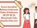 Kunci Jawaban Bahasa Indonesia Kelas 4 Halaman 28 29 30 31, Menyimak Teks Kepala Suku Len