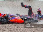MotoGP Jerman: Lap Terakhir Menuju Podium Juara Kandas, Jorge Martin Harus Keluar Balapan Usai Crash