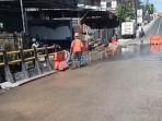 Perbaikan Jalan Raya Lukluk Bali Belum 100 Persen Selesai, Sudah Bisa Dilalui, Namun Belum di Aspal