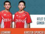 Pasangan Karsten/Dapa Melaju ke babak perempat Final Jika Berhasil Taklukan Vietnam, BWF Asia Junior