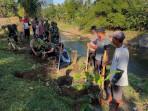 Pelestarian Lingkungan, Ribuan Pohon Ditanam di Bantaran Sungai Jembrana Bali untuk Cegah Bencana