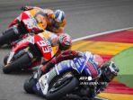 Sejarah Balapan MotoGP Epik di Aragon 2014, Duel Sengit Lorenzo vs Marquez Pedrosa, Rossi Kecelakaan