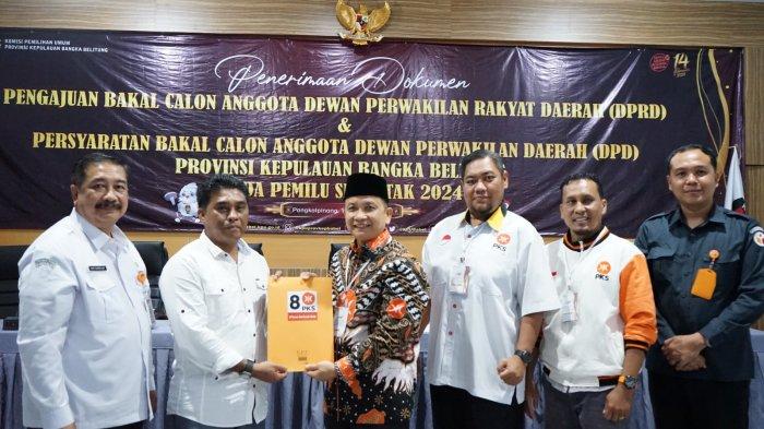 Berkas di Silon Sempat Bermasalah, Pencalonan Bacaleg PKS Diterima KPU Bangka Belitung