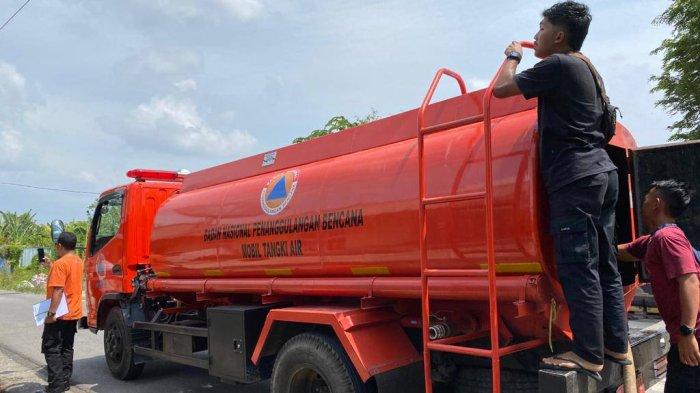 Demi Bantu Warga, BPBD Pangkalpinang Cari Sumber Air Baru, Manfaatkan Air Kolong Nanda