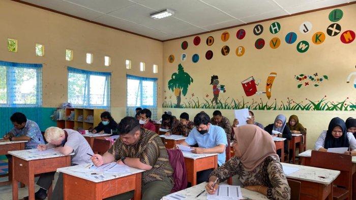 Belasan Calon Anggota PPS Bangka Tengah Langsung Dinyatakan Gugur Usai Tes Tertulis