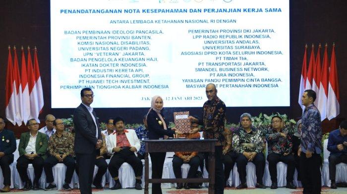 Strategis untuk Ketahanan Negara, PT Timah Tbk Tandatangi Perjanjian Kerja Sama dengan Lemhanas RI