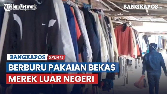 Larangan Jual Baju Bekas Impor di Bangka Belitung, Ketahuan Disita, Disperindag Ungkap Bahayanya