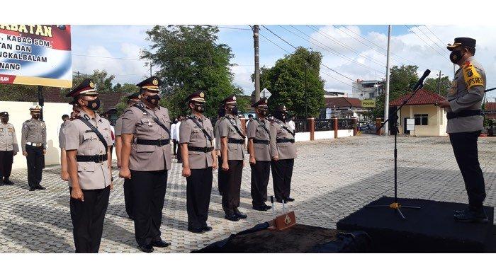 Kapolres Pangkalpinang: Rotasi Sebagai Wujud Promosi Jabatan Bagi Anggota Dalam Karir Ke Depannya
