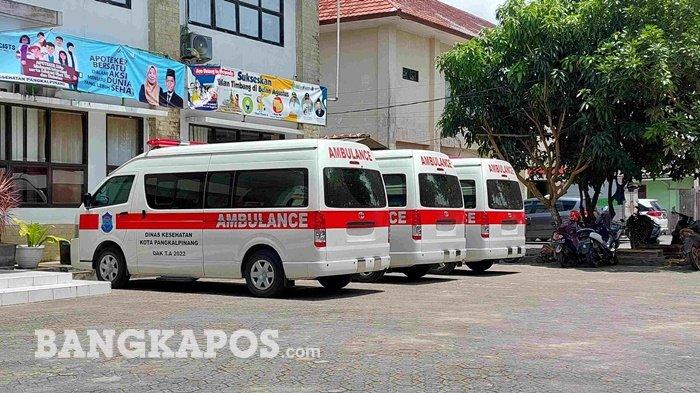 Beli Tiga Unit Ambulans Baru, Pemkot Pangkalpinang Gelontorkan Dana Rp1,7 Miliar