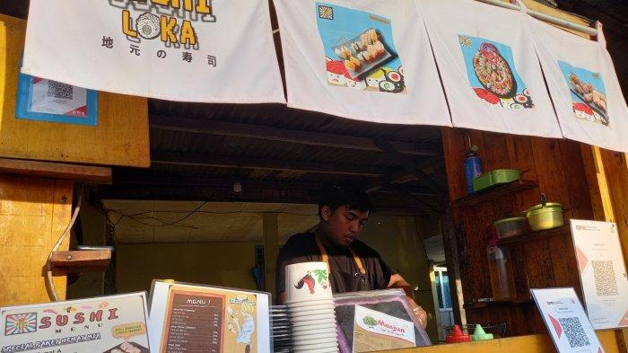 Sushi Gerobak Kaki Lima Harga Terjangkau, Rasa Bikin Ingin Balik Lagi