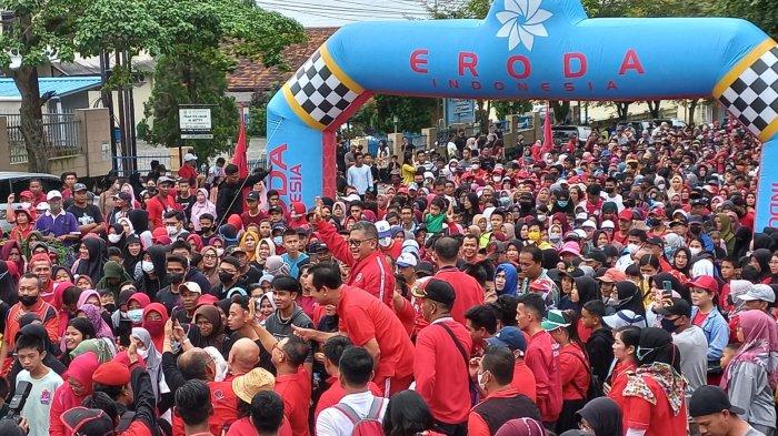 Jalan Sehat PDI Perjuangan, Beri Apresiasi Luar Biasa ke Seluruh Kader di Bangka Belitung