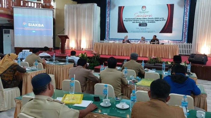 KPU Bangka Sosialisasi Pembentukan Adhoc Pemilu 2024, Bakal Rekrut Ribuan Anggota