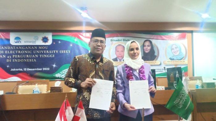 IAIN SAS MoU dengan Saudi Electronic University dan Ittihad Mudarrisi Al Lughah Al Arabiyah