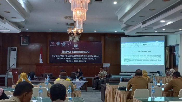 KPU Bangka Gelar Rakor Persiapan Tahapan Pemutakhiran Data Pemilih Pemilu 2024