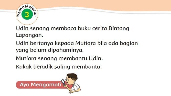 Kunci Jawaban Tema 1 Kelas 2 SD/MI Subtema Halaman 21, 22, 23, dan 26  Hidup Rukun di Rumah