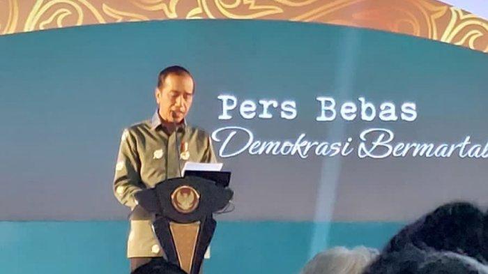 Di Momen Hari Pers Nasional, Jokowi Sebut Dunia Pers Sedang Tidak Baik-Baik Saja