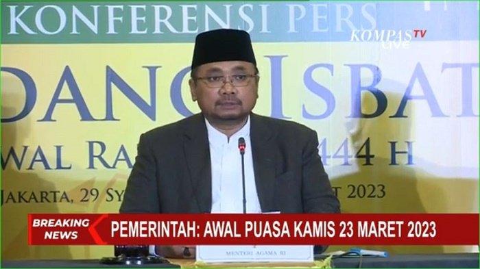 Resmi Pemerintah Tetapkan 1 Ramadhan 1444 H, Kamis 23 Maret 2023, Malam Ini Mulai Shalat Tarawih