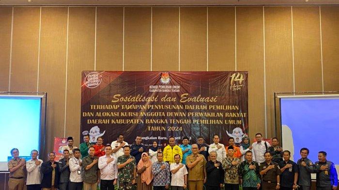 KPU Bangka Tengah Sosialisasikan Penyusunan Dapil dan Alokasi Kursi Anggota DPRD di Pemilu 2024