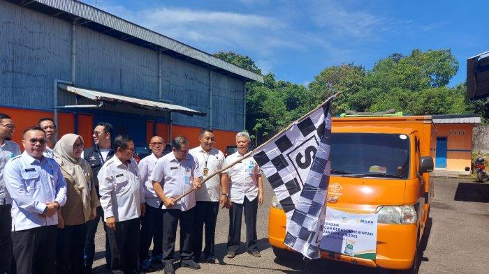 Bulog Subdivren Bangka Salurkan Bantuan Pangan Beras ke Tujuh Kabupaten/Kota di Bangka Belitung