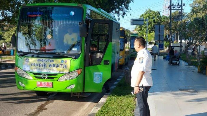 108 Orang Pemudik dari Bangka Tengah Kembali Dilepas Menuju Tanjung Api-api Palembang