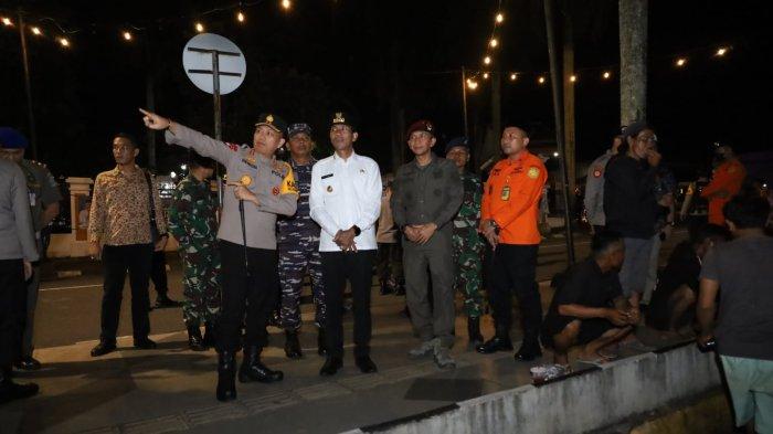 Kapolda Babel dan Pj Gubernur Patroli di Malam Takbiran, Cek Pos Pengamanan dan Pusat Keramaian
