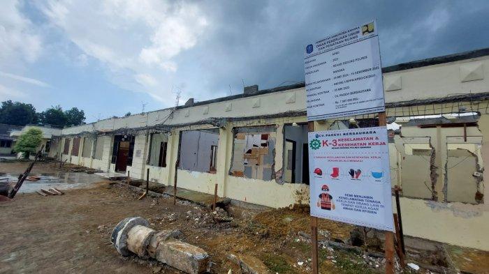 Rehab Polres Bangka Dibangun dengan Dana 7,59 Milyar APBD Bangka