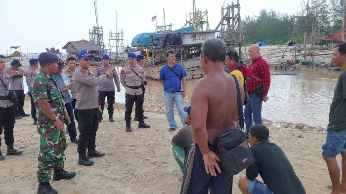 Polisi Minta Penambang Pasir Timah di DAS Selindung Bangka Barat Segera Angkat Kaki