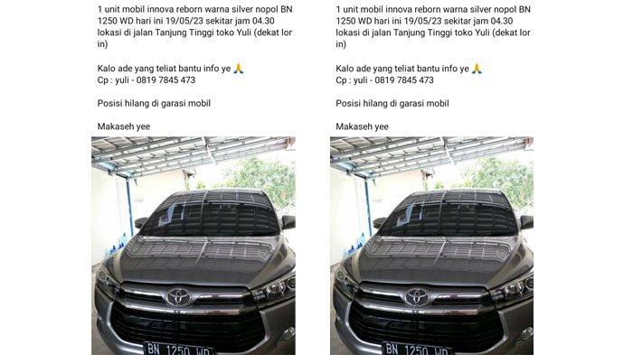 Terima Laporan Polisi, Polres Belitung Langsung Selidiki Kasus Dugaan Pencurian Mobil di Garasi