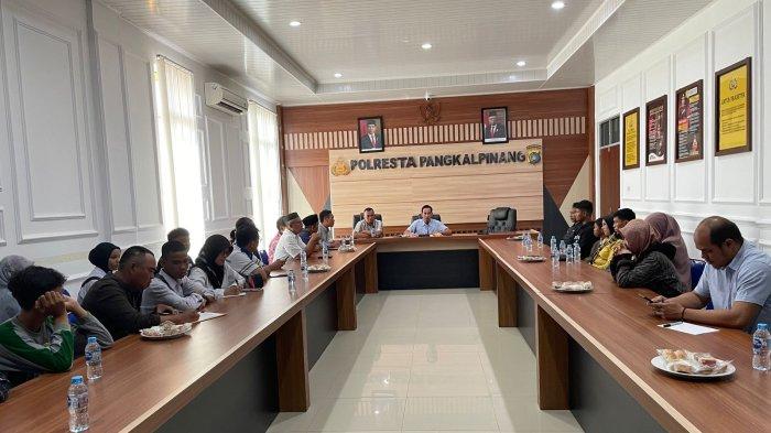 Atensi Keras Polresta Pangkalpinang, Tawuran Antar Pelajar di Taman Dealova Berakhir Damai