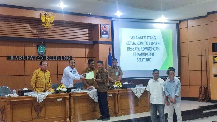 Minta Dukungan Penyelesaian Konflik PT Foresta, Tokoh Masyarakat Belitung Sampai Aspirasi ke DPD RI