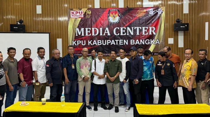 Sukseskan Pemilu 2024, KPU Bangka Bersinergi Dengan Media Massa