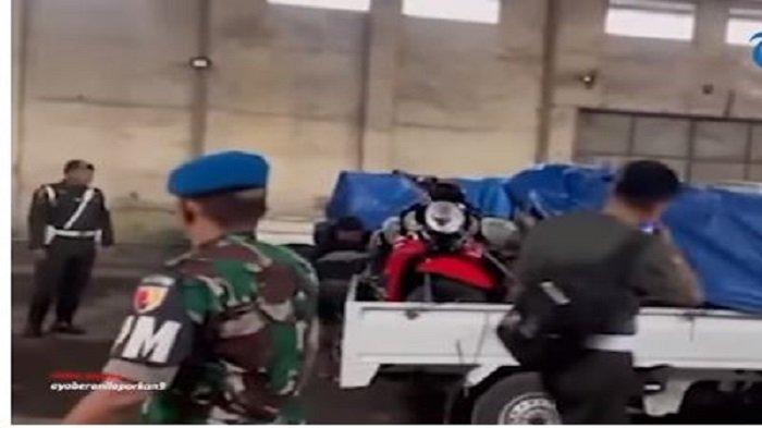 Heboh, Gudang TNI di Sidoarjo Jadi Tempat Penyimpanan Ratusan Kendaran Curian, 4 Orang Diamankan